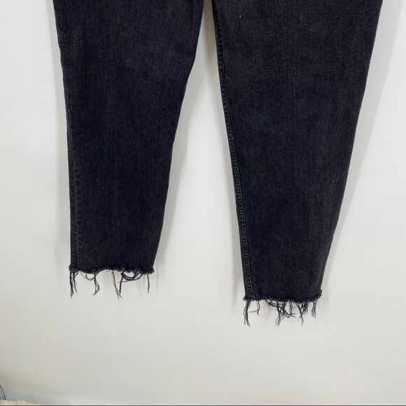 Paige Margot Straight Tie Waist Raw Hem Jeans 31 - Picture 10 of 11